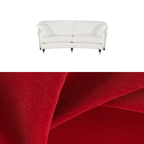 Klädsel till soffa Englesson Howard 3-sits medium svängd Tyg Geneva