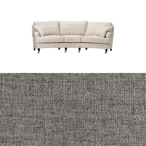 Klädsel till soffa Englesson Howard 3.5-sits medium svängd Tyg Babel