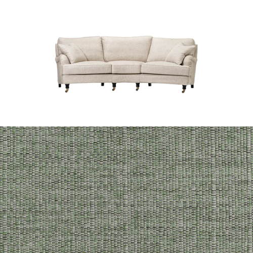 Klädsel till soffa Englesson Howard 3.5-sits medium svängd Tyg Babel