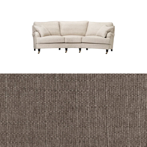 Klädsel till soffa Englesson Howard 3.5-sits medium svängd Tyg Babel