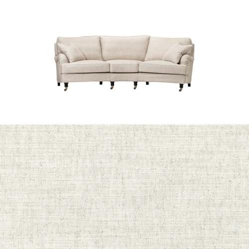 Klädsel till soffa Englesson Howard 3.5-sits medium svängd Tyg Chloe