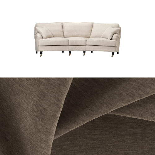 Klädsel till soffa Englesson Howard 3.5-sits medium svängd Tyg Geneva