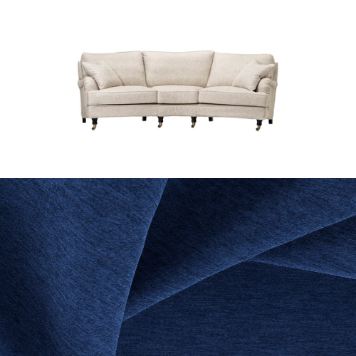 Klädsel till soffa Englesson Howard 3.5-sits medium svängd Tyg Geneva