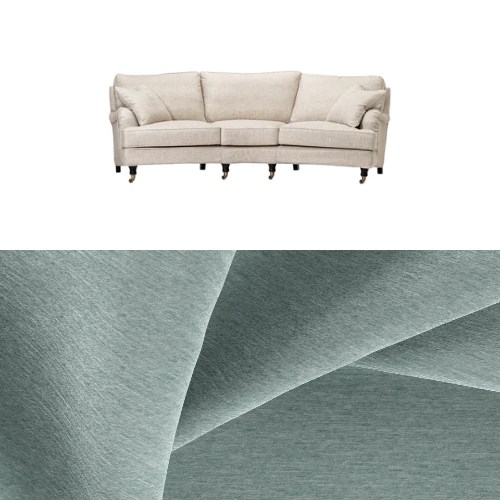 Klädsel till soffa Englesson Howard 3.5-sits medium svängd Tyg Geneva