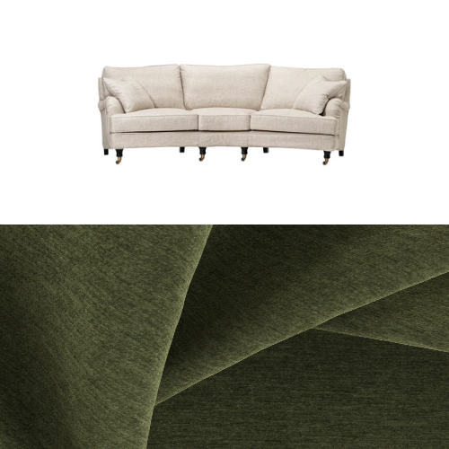 Klädsel till soffa Englesson Howard 3.5-sits medium svängd Tyg Geneva