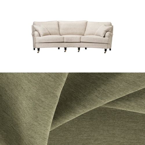 Klädsel till soffa Englesson Howard 3.5-sits medium svängd Tyg Geneva