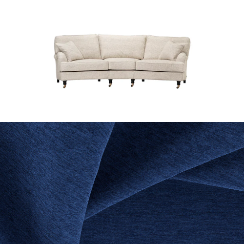 Klädsel till soffa Englesson Howard 3.5-sits svängd Tyg Geneva