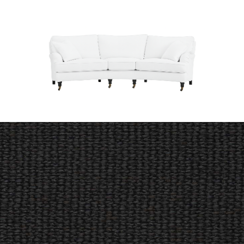 Klädsel till soffa Englesson Howard 3.5-sits medium svängd Tyg Creta