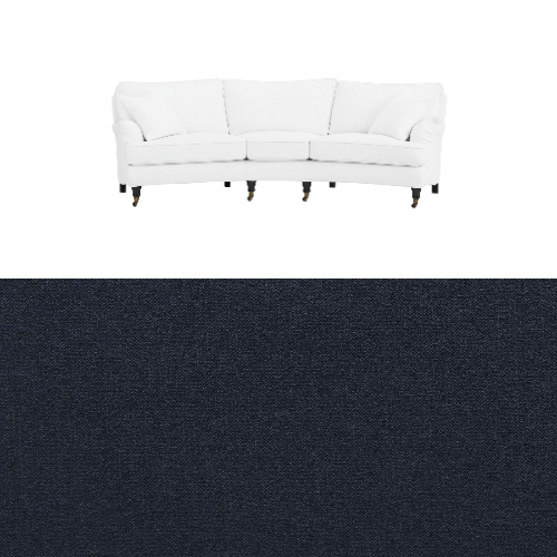 Klädsel till soffa Englesson Howard 3.5-sits medium svängd Tyg Kashmir