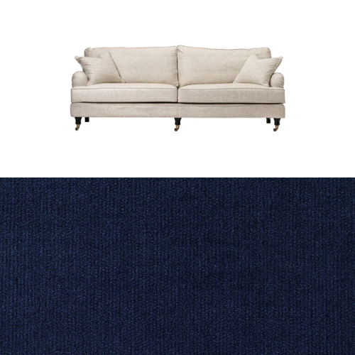 Klädsel till soffa Englesson Howard 3-sits medium rak Tyg Apollo