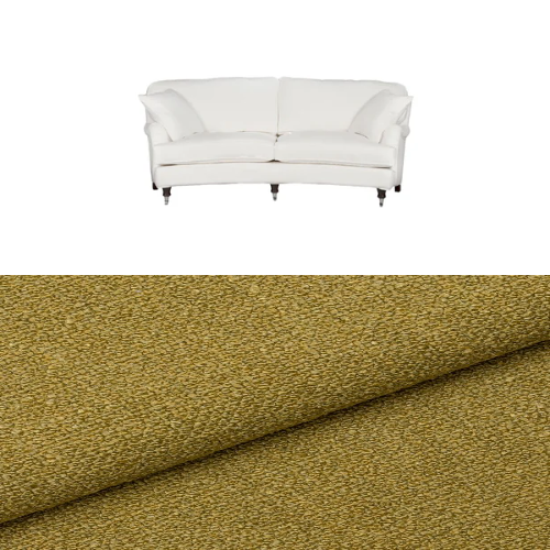 Klädsel till soffa Englesson Howard 3-sits medium svängd Tyg Angola bouclé
