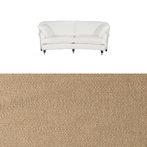 Klädsel till soffa Englesson Howard 3-sits medium svängd Tyg Apollo
