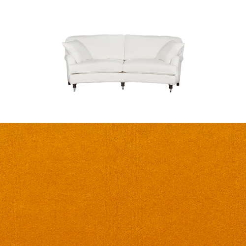 Klädsel till soffa Englesson Howard 3-sits medium svängd Tyg Crown Velvet