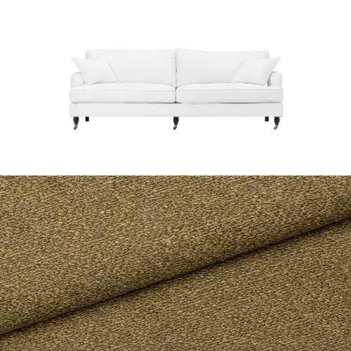 Klädsel till soffa Englesson Howard 3.5-sits medium rak Tyg Angola bouclé