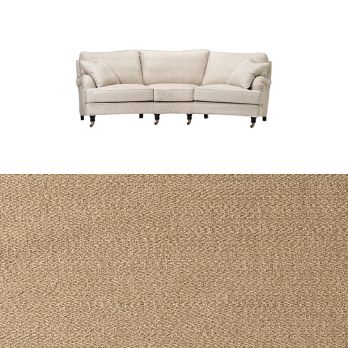 Klädsel till soffa Englesson Howard 3.5-sits medium svängd Tyg Apollo