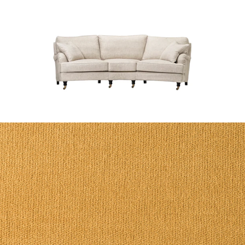 Klädsel till soffa Englesson Howard 3.5-sits medium svängd Tyg Apollo