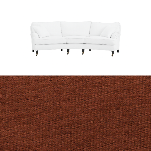 Klädsel till soffa Englesson Howard 3.5-sits medium svängd Tyg Brooklyn