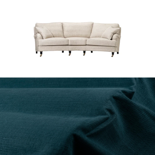 Klädsel till soffa Englesson Howard 3.5-sits medium svängd Tyg Caleido