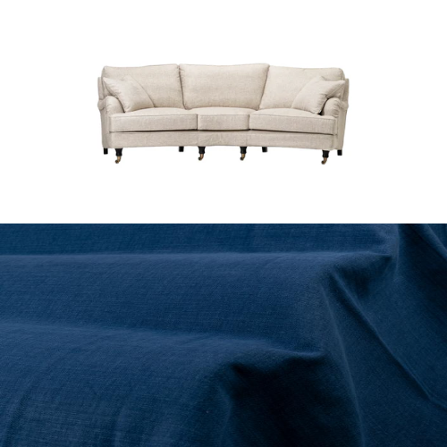 Klädsel till soffa Englesson Howard 3.5-sits medium svängd Tyg Caleido