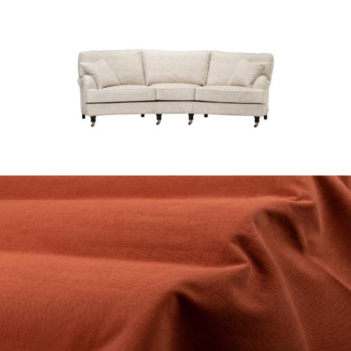 Klädsel till soffa Englesson Howard 3.5-sits svängd Tyg Caleido