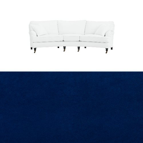 Klädsel till soffa Englesson Howard 3.5-sits svängd Tyg Crown Velvet