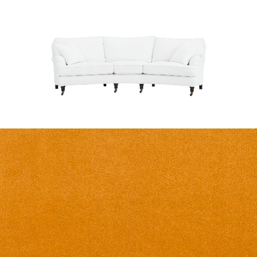Klädsel till soffa Englesson Howard 3.5-sits svängd Tyg Crown Velvet