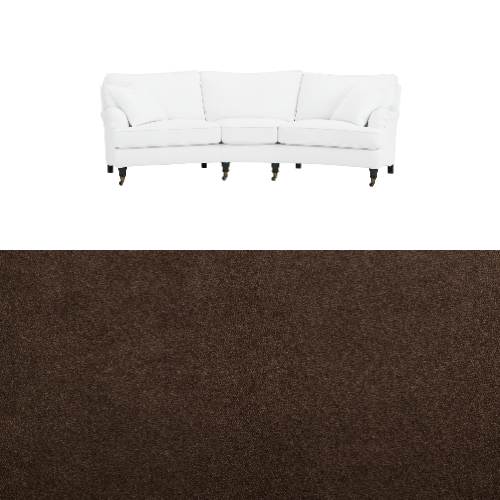 Klädsel till soffa Englesson Howard 3.5-sits svängd Tyg Crown Velvet