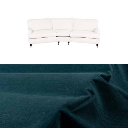 Klädsel till soffa Englesson Howard 4-sits svängd Tyg Caleido