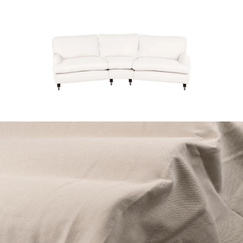 Klädsel till soffa Englesson Howard 4-sits svängd Tyg Caleido