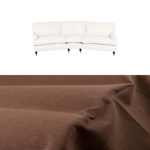 Klädsel till soffa Englesson Howard 4-sits svängd Tyg Caleido