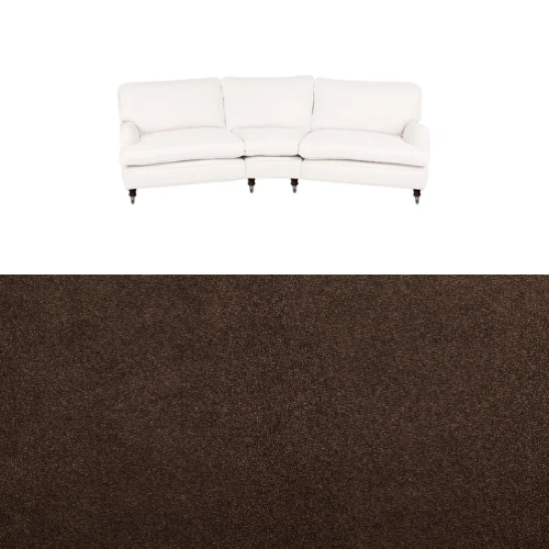 Klädsel till soffa Englesson Howard 4-sits svängd Tyg Crown Velvet