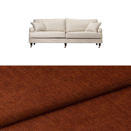 Klädsel till soffa Englesson Howard 3-sits medium rak Tyg Ross