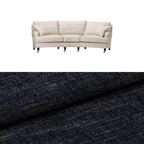 Klädsel till soffa Englesson Howard 3.5-sits medium svängd Tyg Tulia