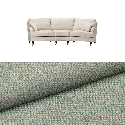 Klädsel till soffa Englesson Howard 3.5-sits medium svängd Tyg Tulia