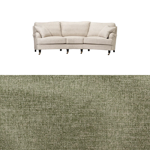 Klädsel till soffa Englesson Howard 3.5-sits medium svängd Tyg Tulia