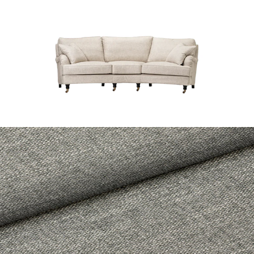 Klädsel till soffa Englesson Howard 3.5-sits medium svängd Tyg Tulia