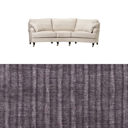 Klädsel till soffa Englesson Howard 3.5-sits medium svängd Tyg Vamos
