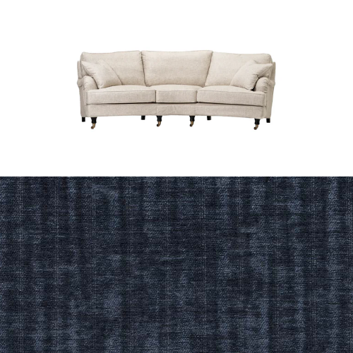 Klädsel till soffa Englesson Howard 3.5-sits medium svängd Tyg Vamos