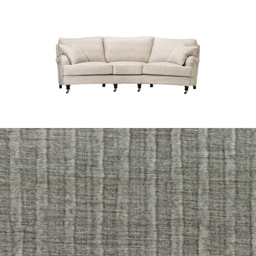 Klädsel till soffa Englesson Howard 3.5-sits medium svängd Tyg Vamos