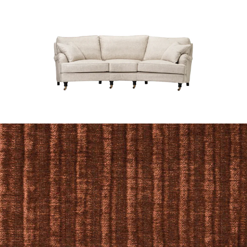 Klädsel till soffa Englesson Howard 3.5-sits medium svängd Tyg Vamos
