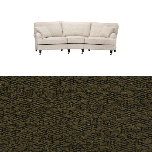 Klädsel till soffa Englesson Howard 3.5-sits svängd Tyg Ascot bouclé