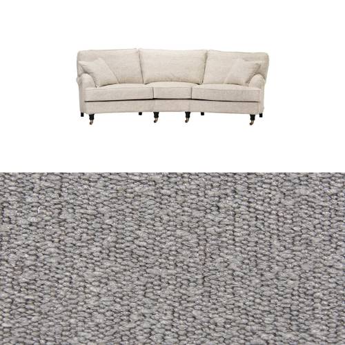Klädsel till soffa Englesson Howard 3.5-sits svängd Tyg Ascot bouclé