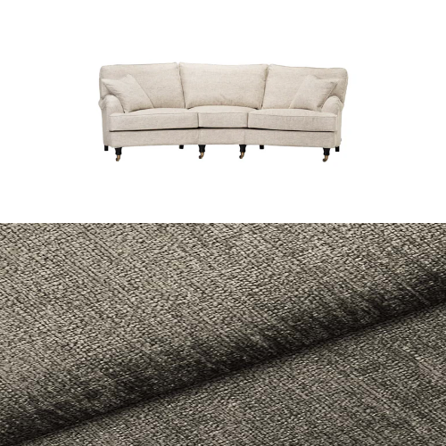 Klädsel till soffa Englesson Howard 3,5-sits svängd Tyg Lemma Chenille