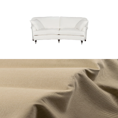 Klädsel till soffa Englesson Howard 3-sits medium svängd Tyg Caleido