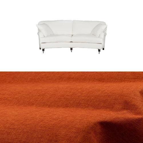 Klädsel till soffa Englesson Howard 3-sits medium svängd Tyg Lido