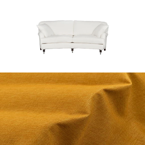 Klädsel till soffa Englesson Howard 3-sits medium svängd Tyg Lido