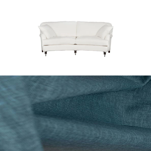 Klädsel till soffa Englesson Howard 3-sits medium svängd Tyg Lido