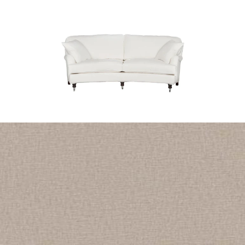 Klädsel till soffa Englesson Howard 3-sits medium svängd Tyg Lido