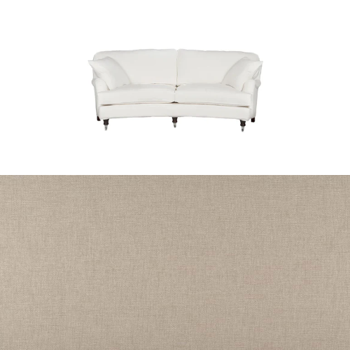 Klädsel till soffa Englesson Howard 3-sits medium svängd Tyg Lido