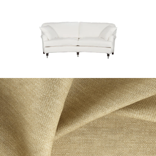 Klädsel till soffa Englesson Howard 3-sits medium svängd Tyg Lucca